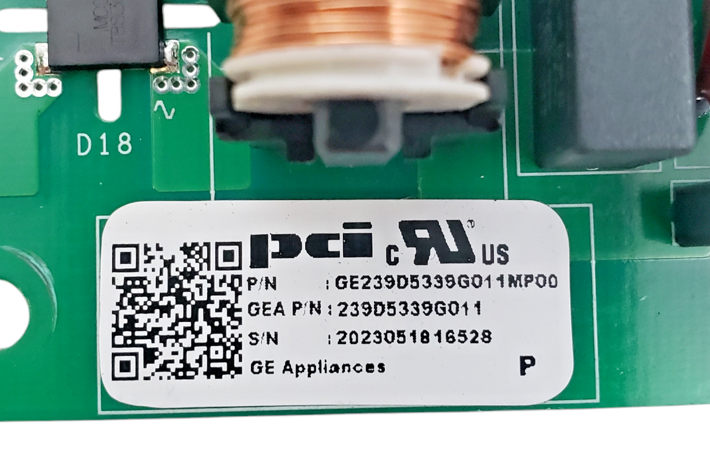 Genuine GE Fridge Control Board 239D5339G011 *Same Day Ship & 60 Days Warranty**