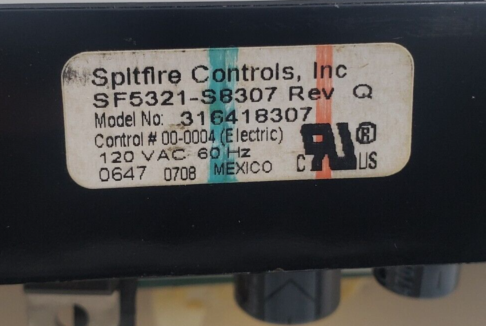 Genuine Frigidaire Oven Control Board 316418307 Same Day Ship & 60 Days Warranty