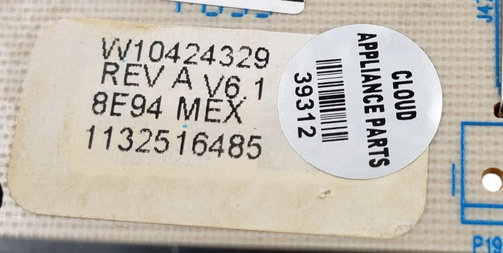 Whirlpool Genuine RangeControl Board W10424329 *Same Day Ship & 60 Days Warranty