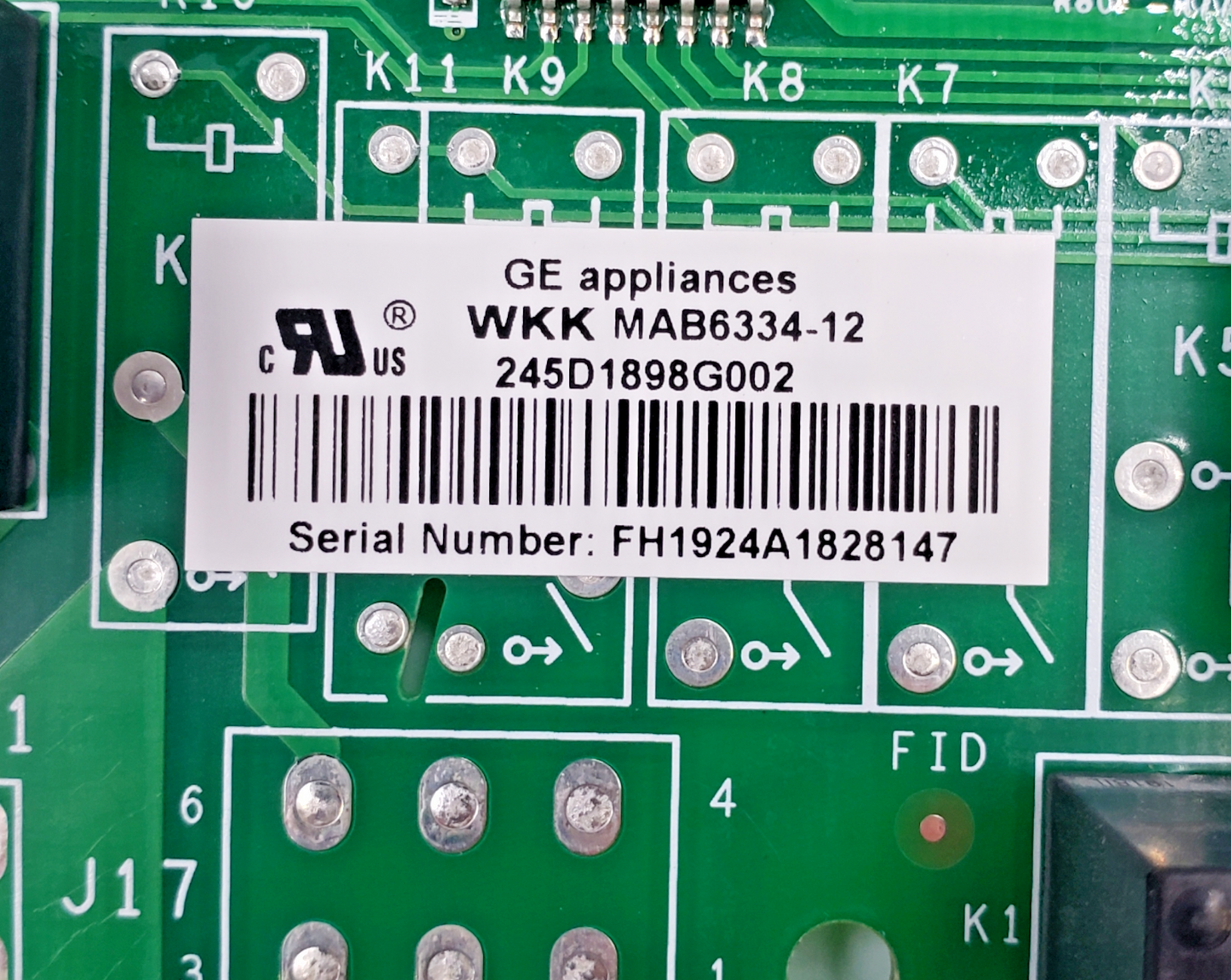 Genuine GE Fridge Control Board 245D1898G002 *Same Day Ship & 60 Days Warranty**