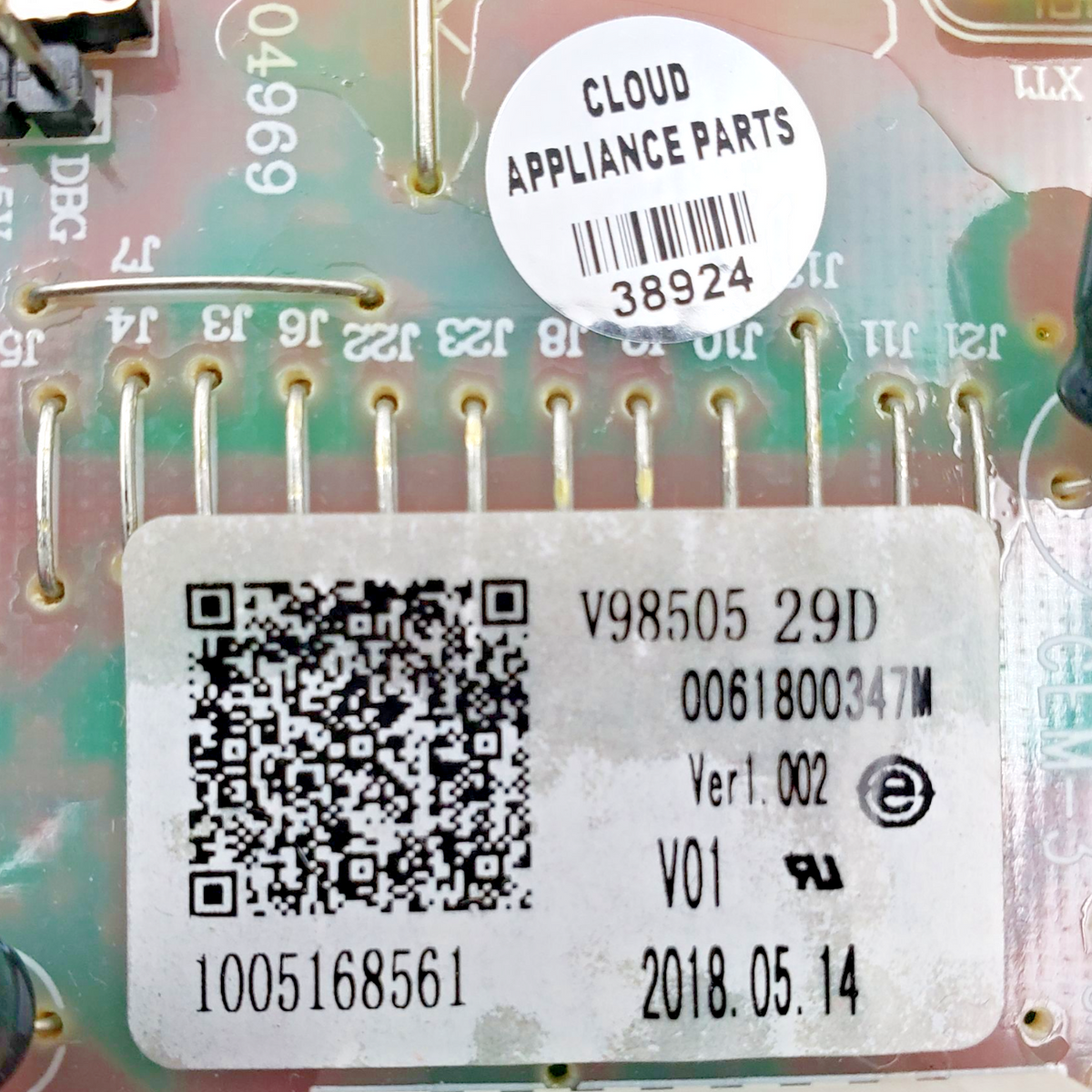 Genuine GE Fridge Control Board 0061800347M Same Day Shipping & 60 Days Warranty