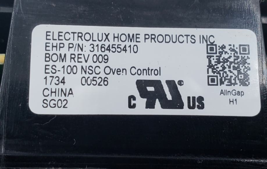 Genuine Frigidaire Oven Control Board 316455410 Same Day Ship & 60 Days Warranty