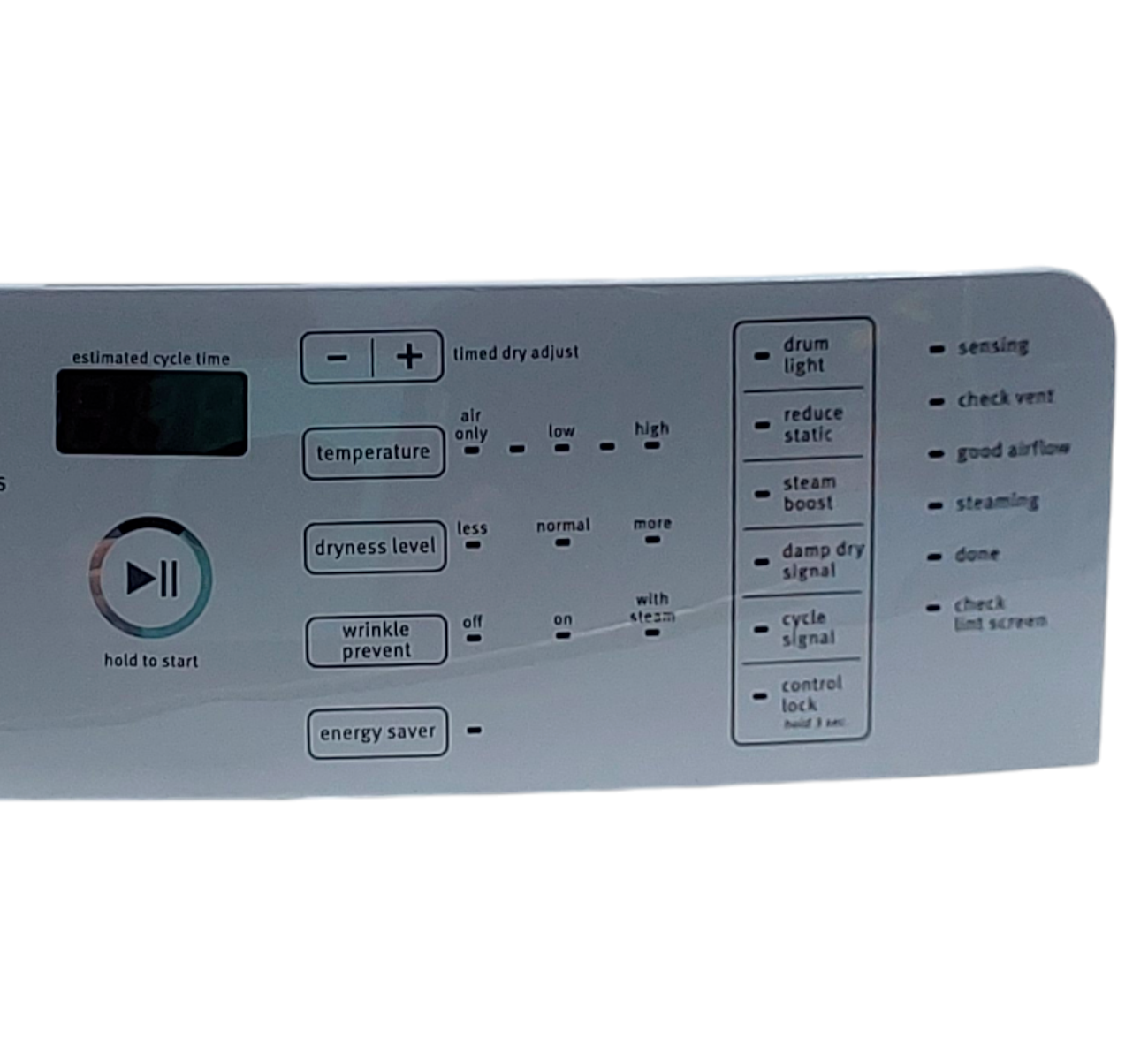 Genuine Whirlpool Dryer Control Panel W10433019 Same Day Ship & 60 Days Warranty