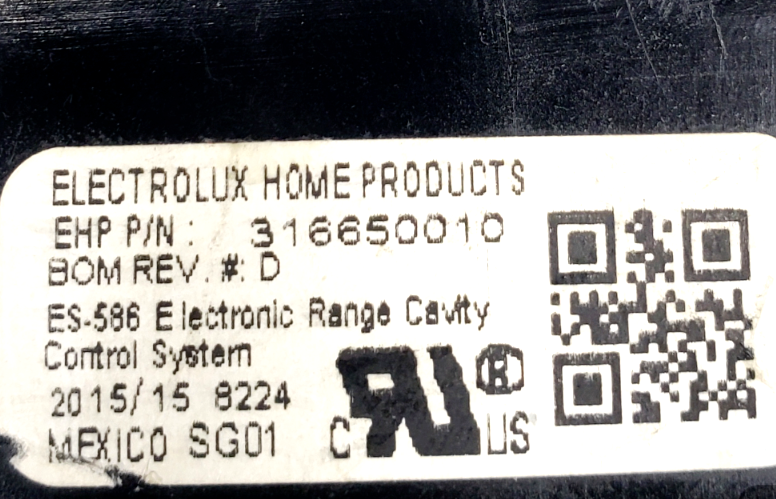 Genuine Frigidaire Oven Control Board 316650010 Same Day Ship & 60 Days Warranty