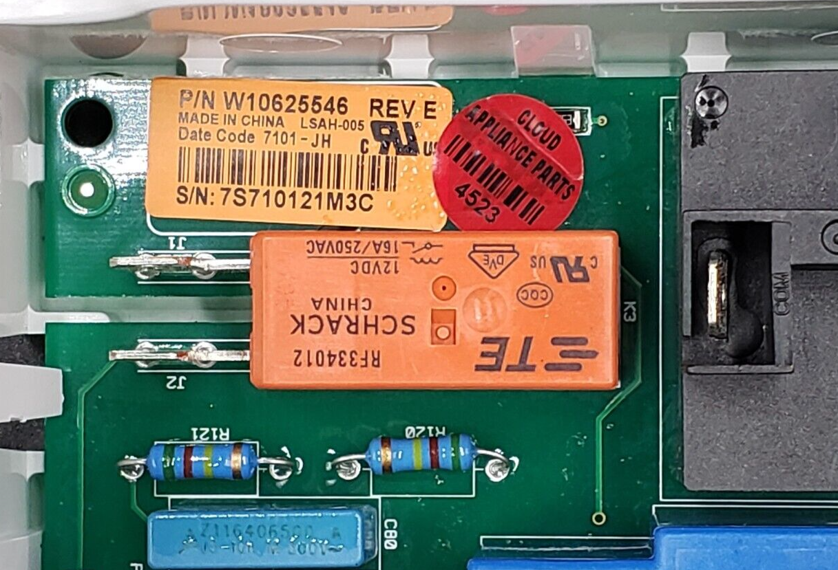 Genuine Whirlpool Control Board W10625546 Same Day Shipping & *60 Days Warranty*