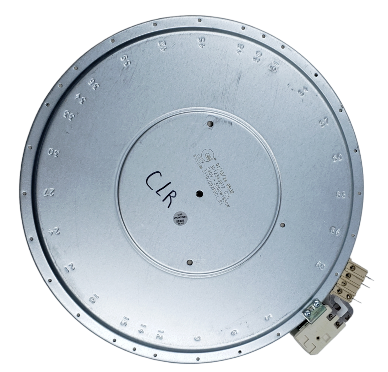 New Genuine GE Radiant Element 311D7092P001 Same Day Shipping & 60 Days Warranty