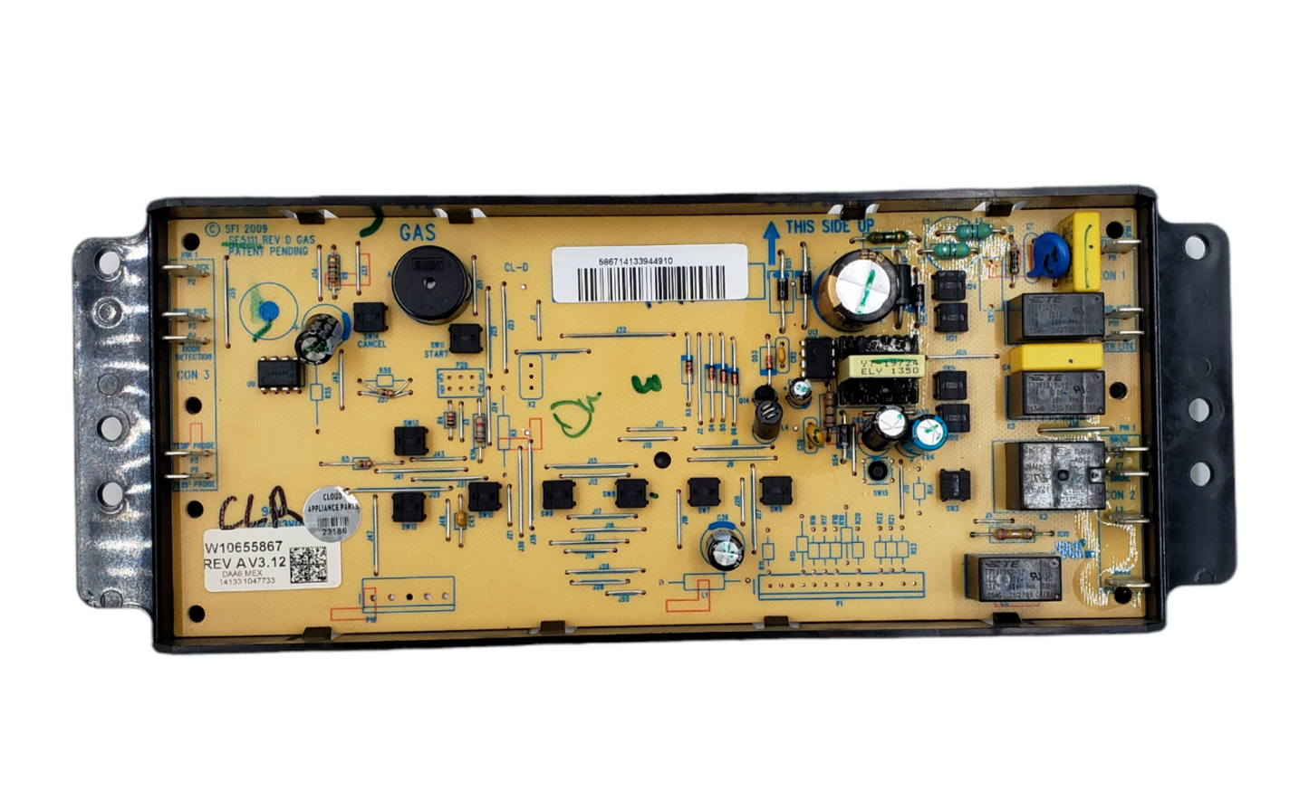 Genuine Whirlpool Range Control Board W10655867 Same Day Ship & 60 Days Warranty