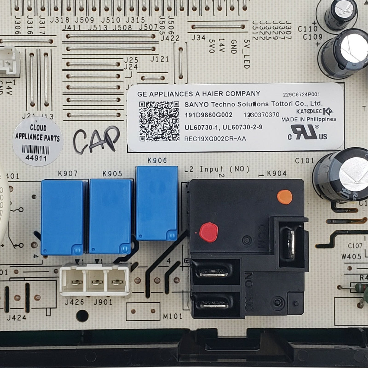 Genuine GE Oven Control Board 191D9860G002 Same Day Shipping & *60 Days Warranty
