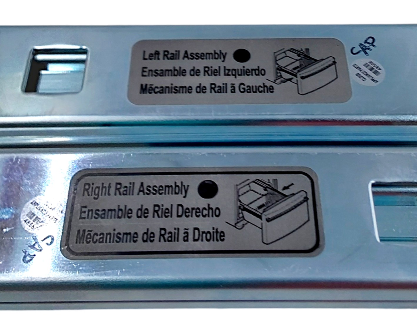 New LG Refrigerator Slide Rail Set MGT61844017 Same Day Ship & 60 Days Warranty*