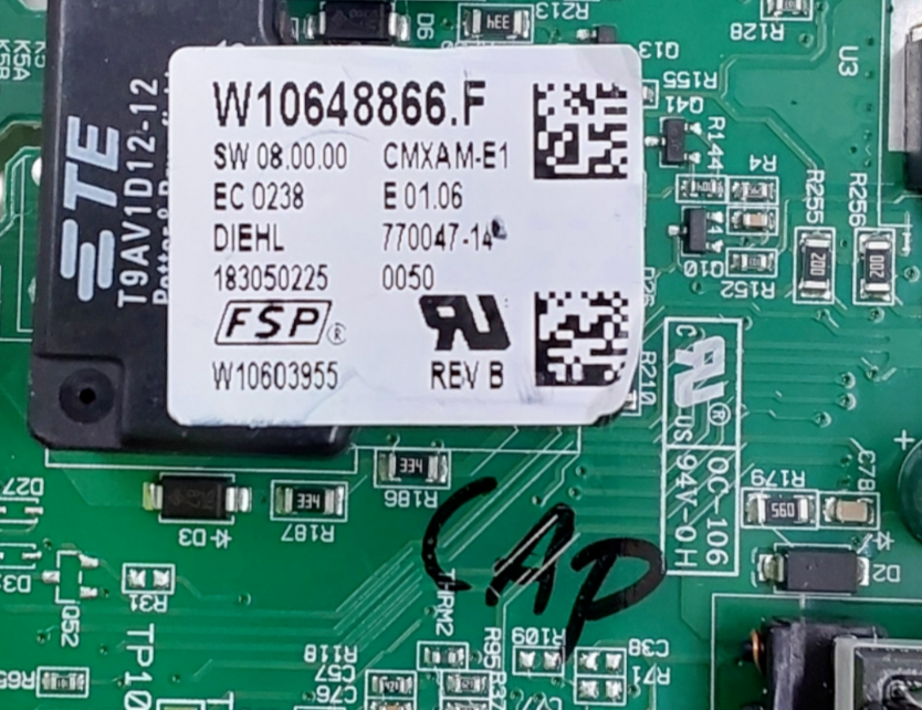 Genuine Whirlpool Range Control Board W10648866 Same Day Ship & 60 Days Warranty