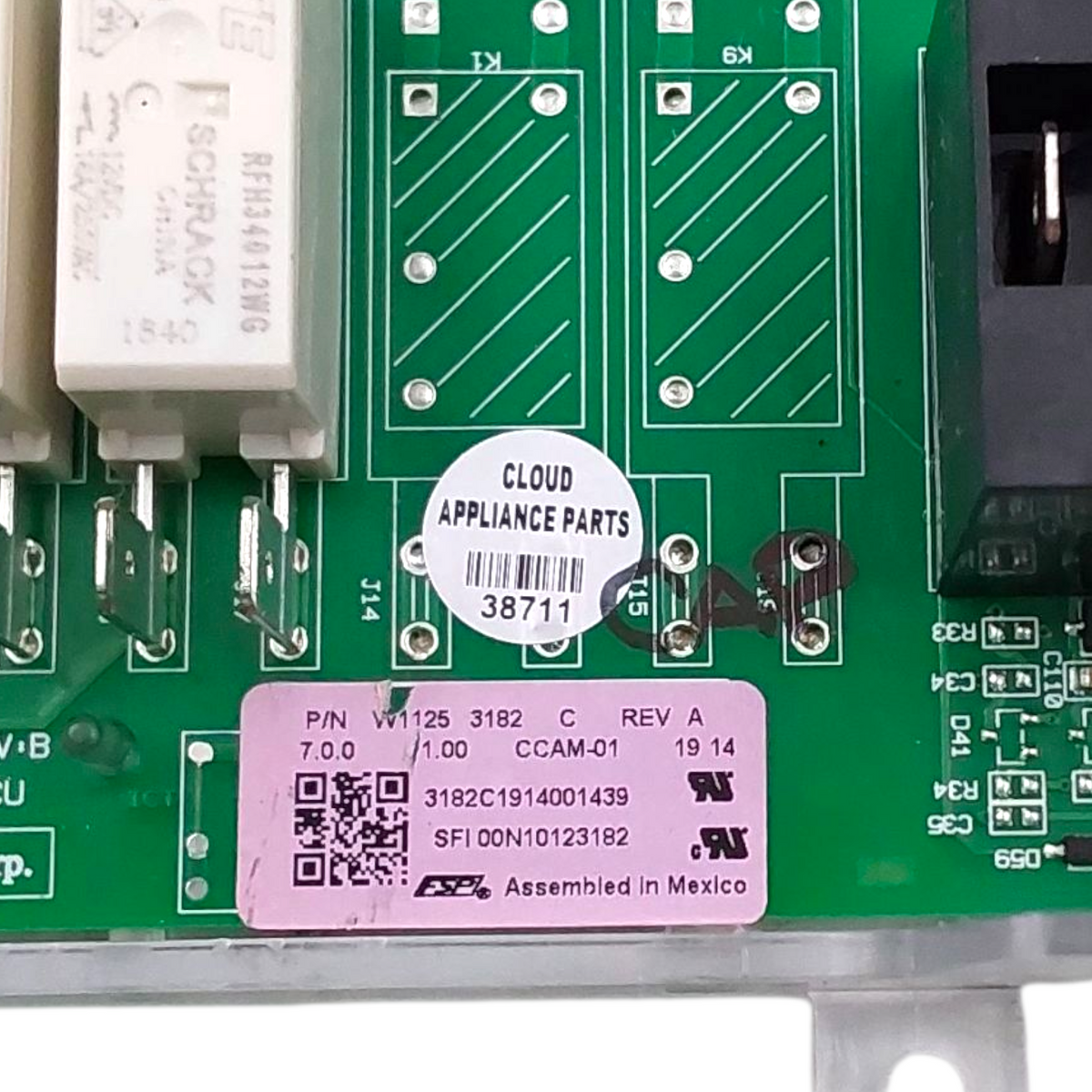 Genuine Whirlpool Oven Control Board W11253182 Same Day Ship & 60 Days Warranty*