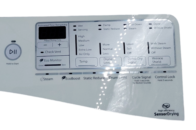 Genuine Whirlpool Dryer Control Panel W10446445 Same Day Ship & 60 Days Warranty
