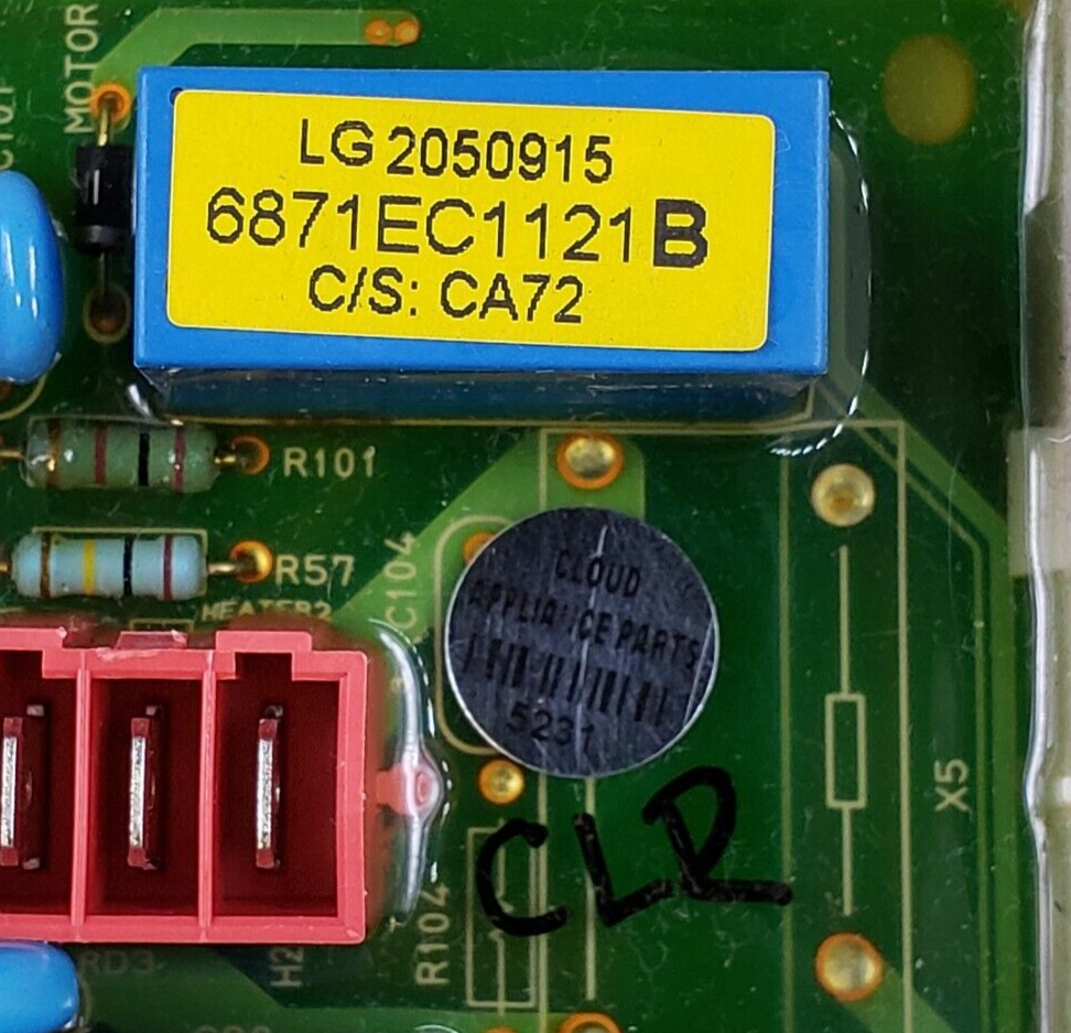 Genuine LG Dryer Control Board 6871EC1121B Same Day Shipping & 60 Days Warranty*