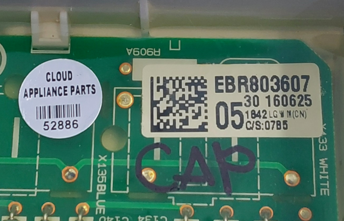 Genuine LG Washer Control Board EBR80360705 Same Day Shipping & 60 Days Warranty