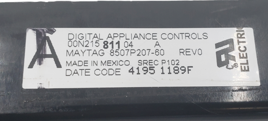 Genuine Whirlpool Oven Control 8507P207-60 Same Day Shipping & *60 Days Warranty