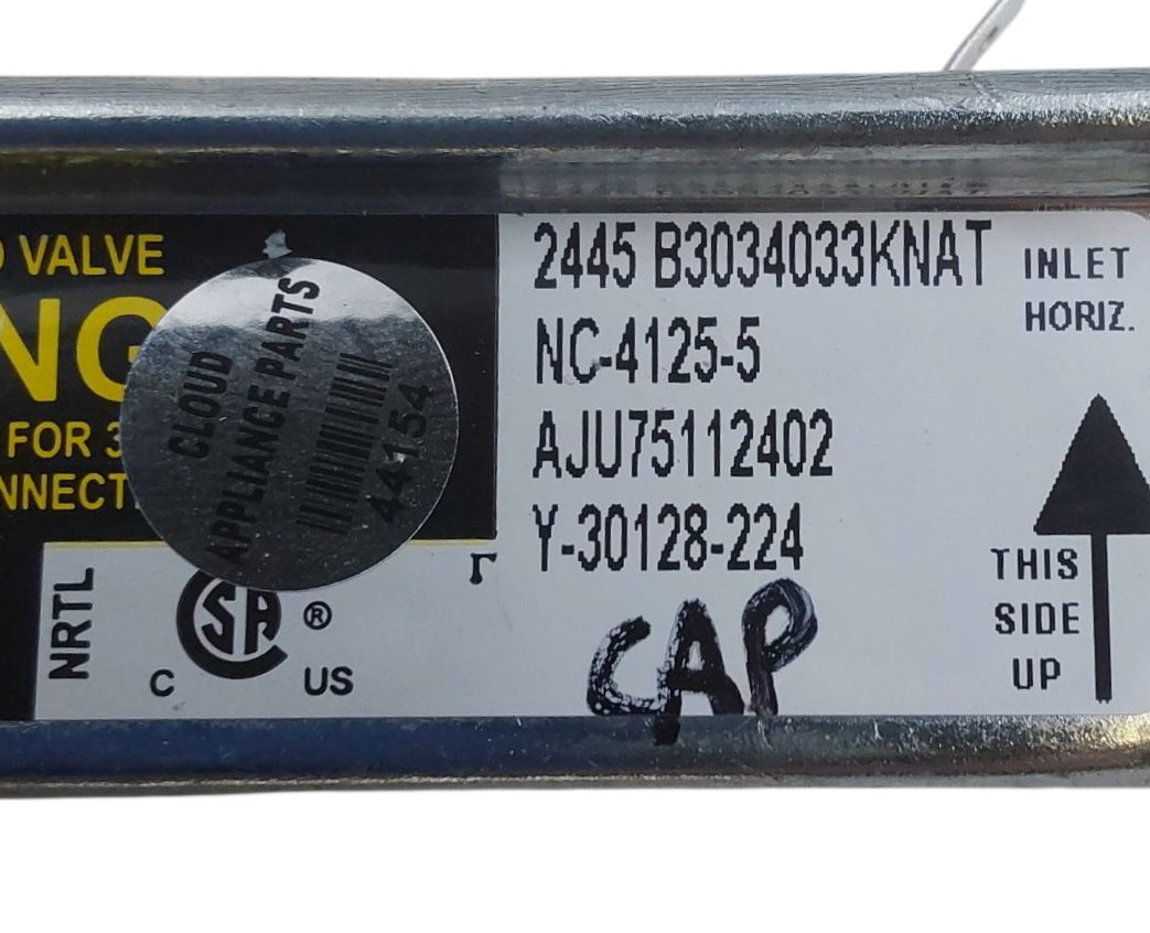 LG New Range Gas Valve Assembly AJU75112402 Same Day Shipping & 60 Days Warranty