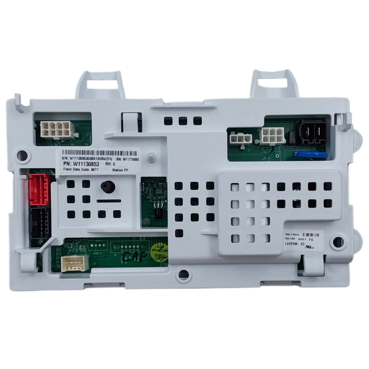 Whirlpool Genuine Washer W11130853 Control Board Same Day Ship &60 Days Warranty