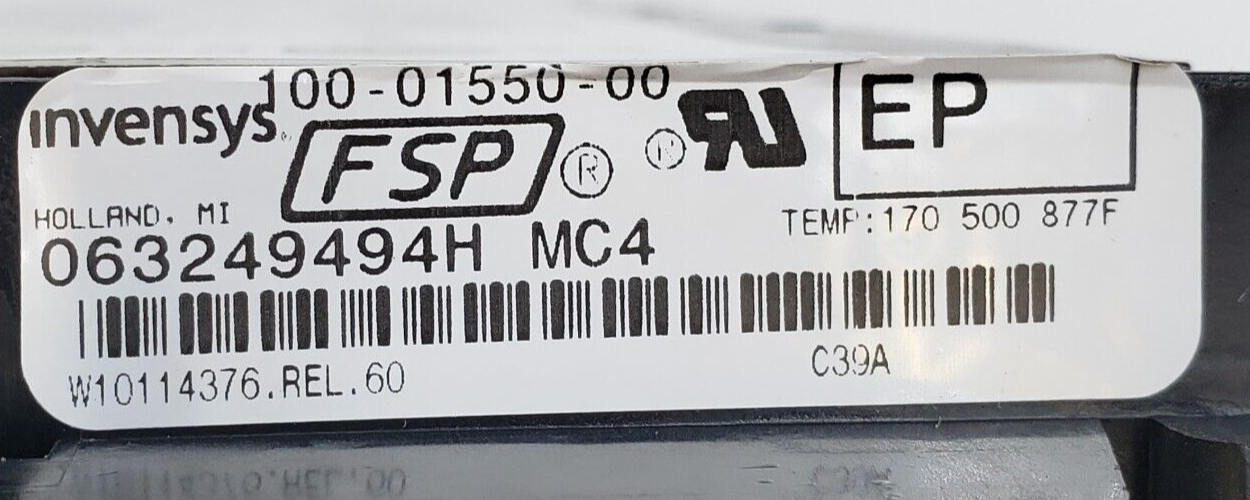 Genuine Whirlpool Range Control Board W10114376 Same Day Ship & 60 Days Warranty