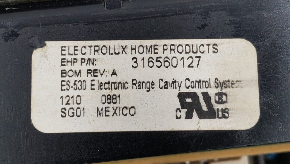 Genuine Frigidaire Range Control 316560127 Same Day Shipping & 60 Days Warranty*