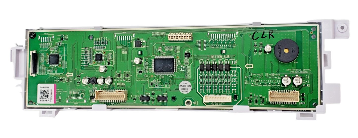 Genuine Samsung Range Control Board DG94-03672A Same Day Ship & 60 Days Warranty