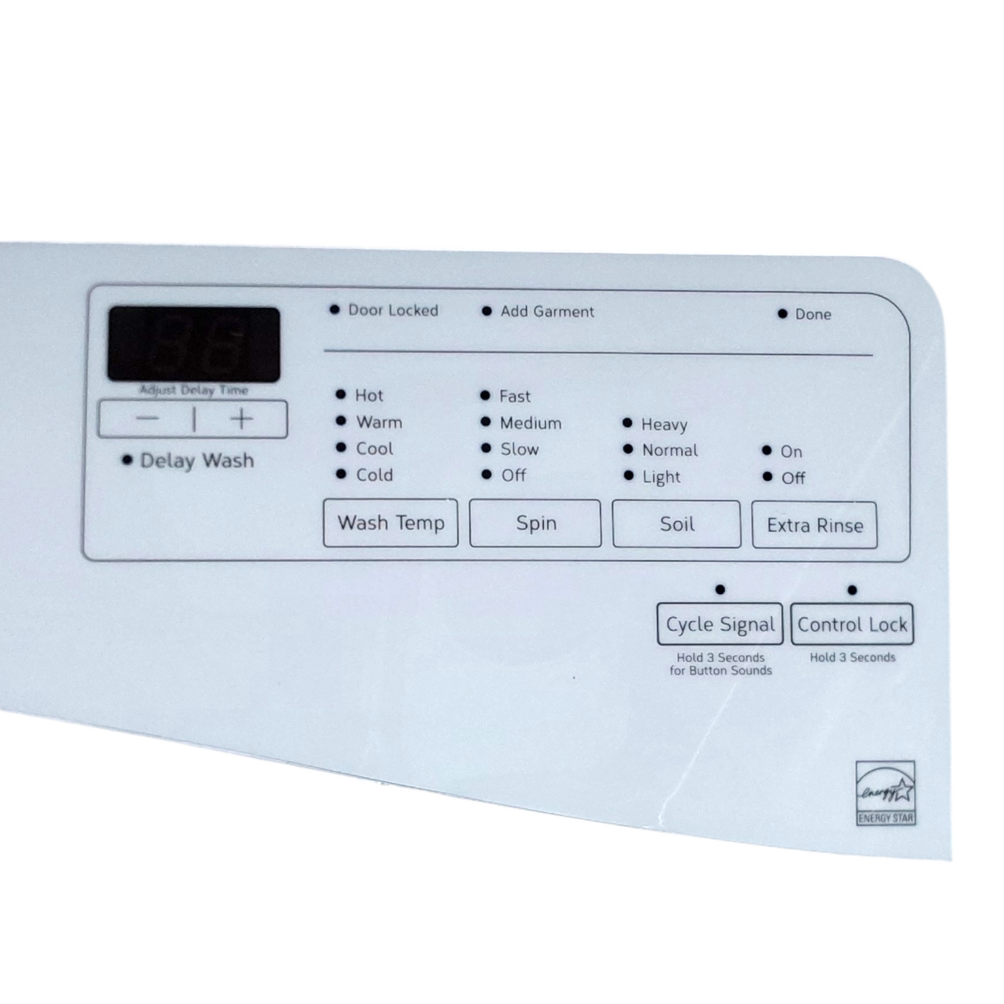 Genuine Whirlpool Washer Control W10825109 Same Day Shipping & 60 Days Warranty.