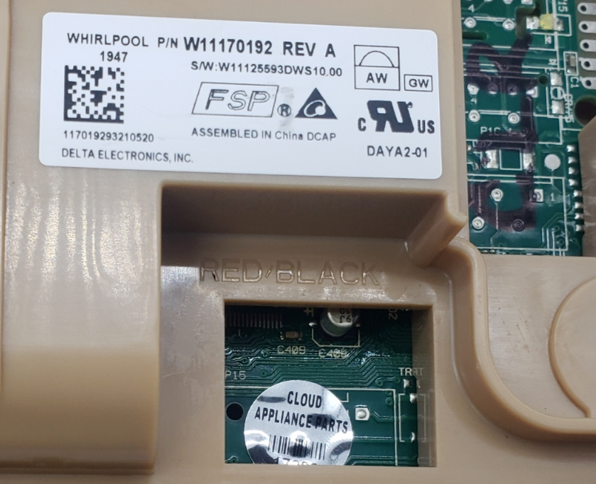 Genuine Whirlpool Dishwasher Board W11170192 **Same Day Ship & 60 Days Warranty*