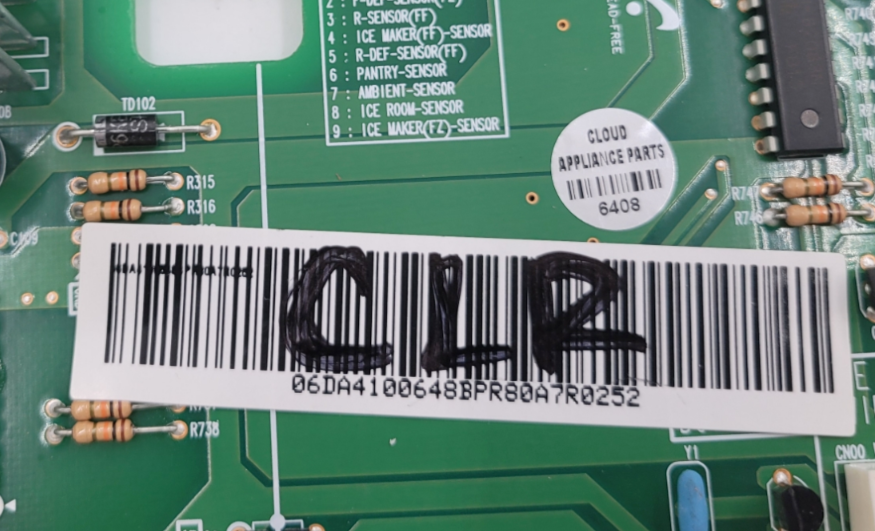Genuine Samsung Control Board DA41-00648B Same Day Shipping & *60 Days Warranty*