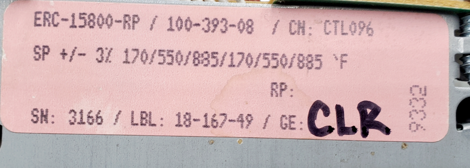 Genuine GE Oven Control Board 100-393-08 **Same Day Shipping & 60 Days Warranty*