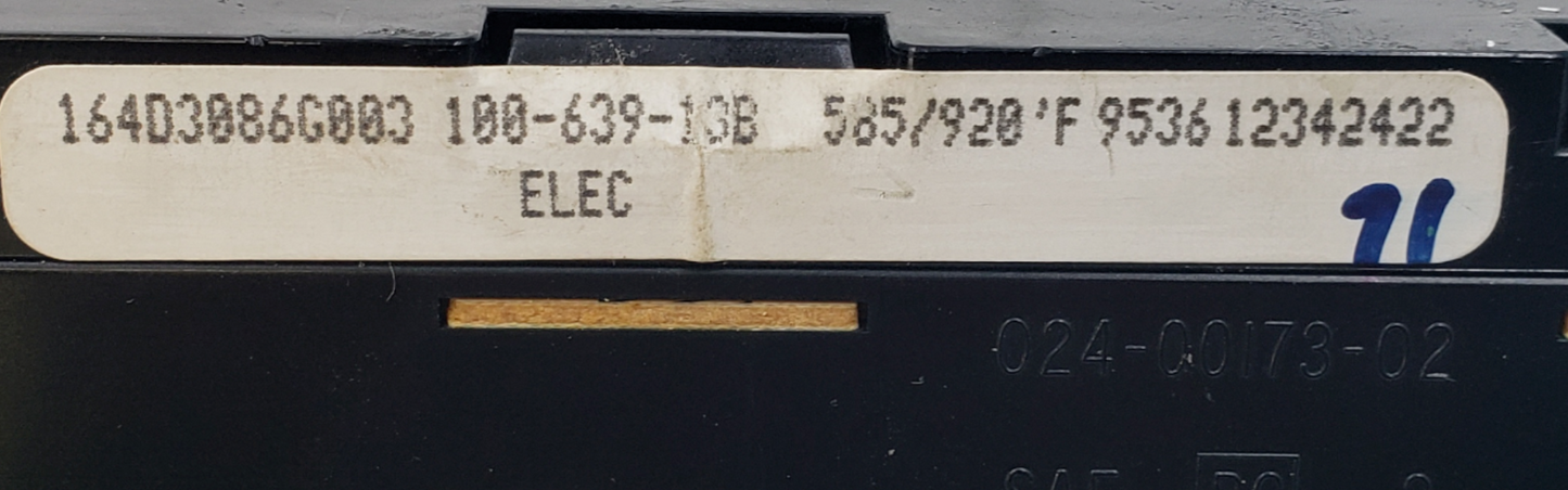 Genuine GE Range Control Board 164D3086G003 Same Day Shipping & 60 Days Warranty