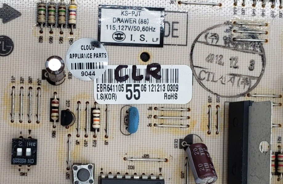Genuine LG Refrigerator Control EBR64110555 Same Day Shipping & 60 Days Warranty