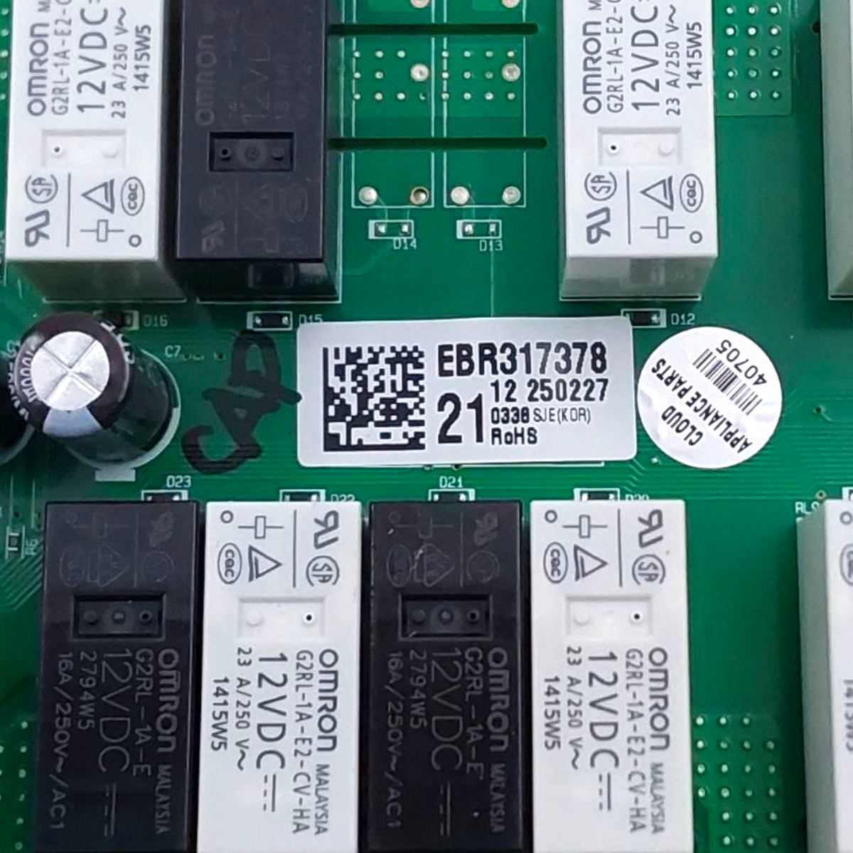 LG New Range Control Board Assembly EBR31737821 Same Day Ship & 60 Days Warranty