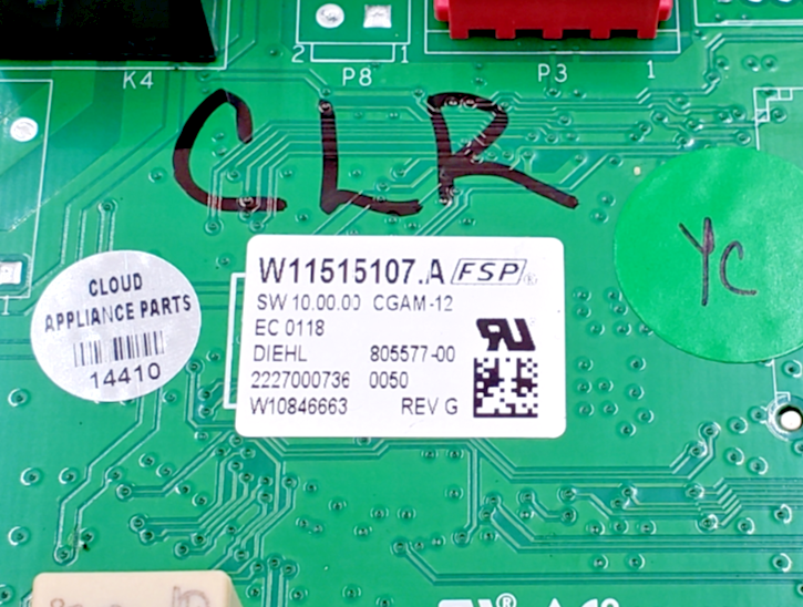Genuine Whirlpool Oven Control Board W11515107 *Same Day Ship & 60 Days Warranty