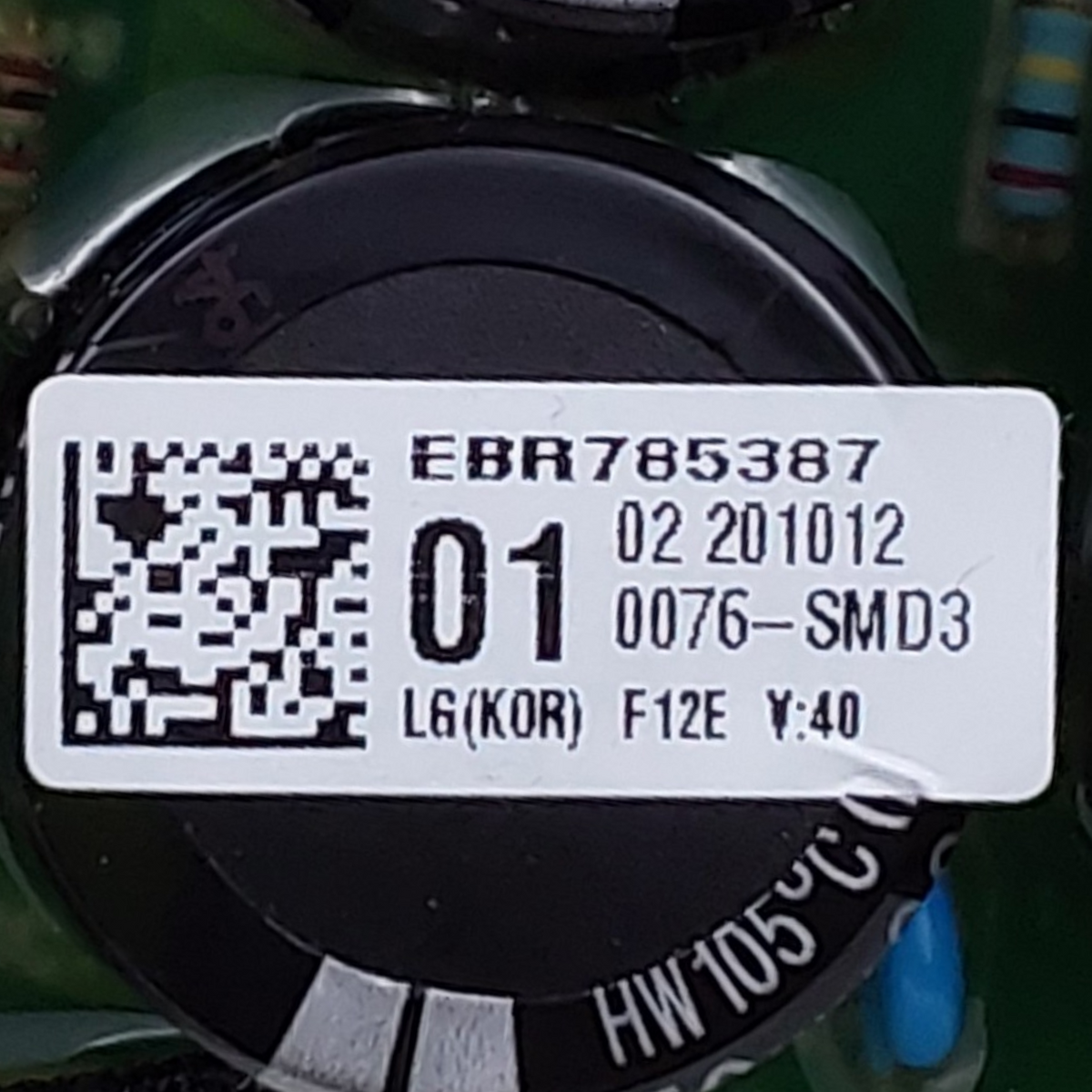 LG Genuine Washer Control Board EBR78538701 Same Day Shipping & 60 Days Warranty