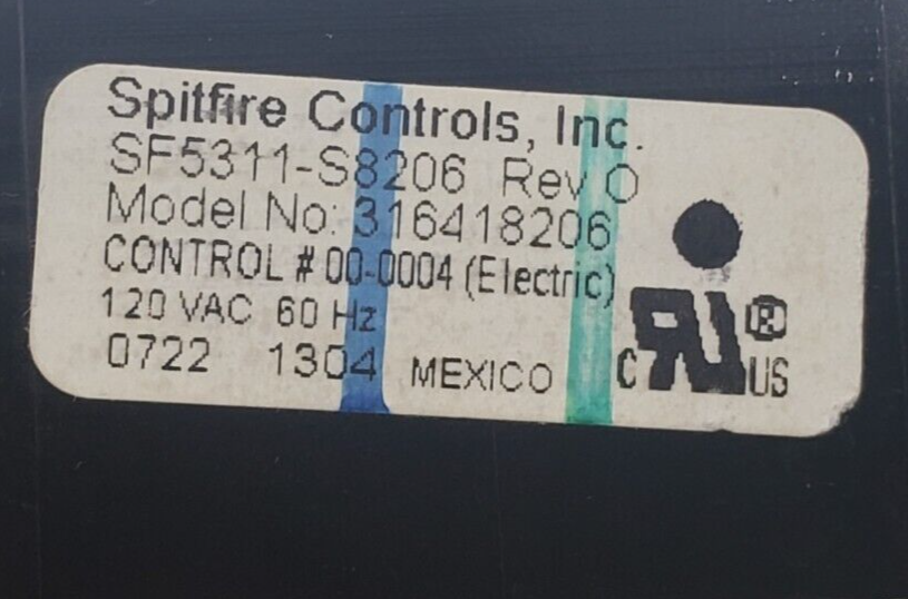 Genuine Frigidaire Range Control 316418206 Same Day Shipping & 60 Days Warranty*