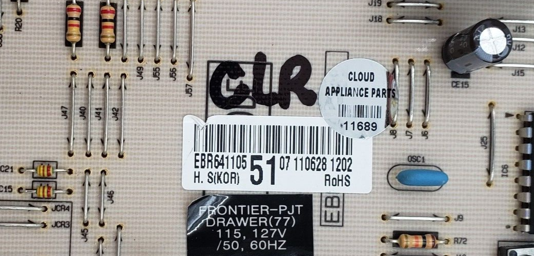 Genuine LG Refrigerator Control EBR64110551 Same Day Shipping & 60 Days Warranty