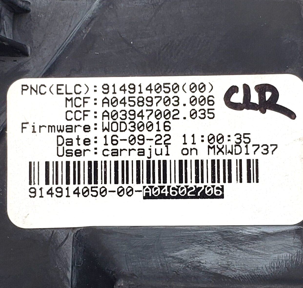 Genuine Frigidaire Washer Control A04602706 Same Day Shipping & 60 Days Warranty