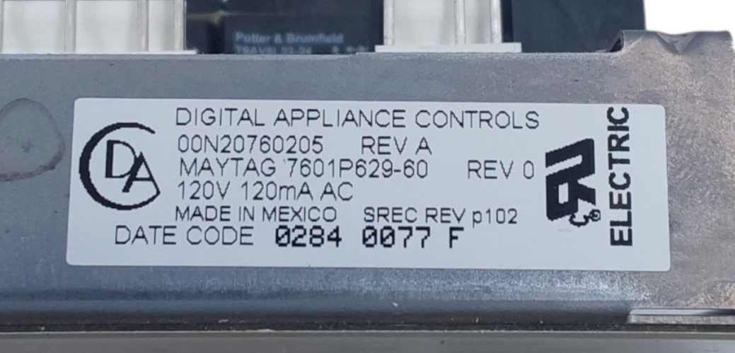 Genuine Maytag Range Control Board 7601P629-60 Same Day Ship & 60 Days Warranty*