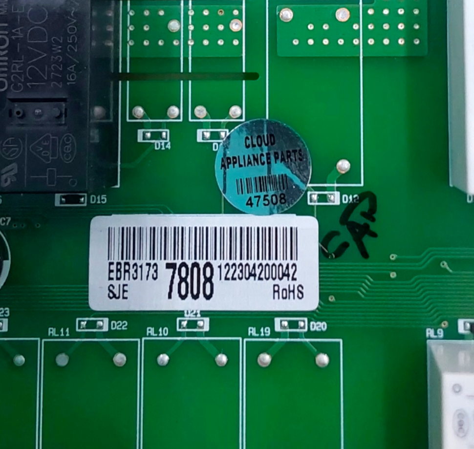 New LG Range Control Board Assy EBR31737808 Same Day Shipping & 60 Days Warranty