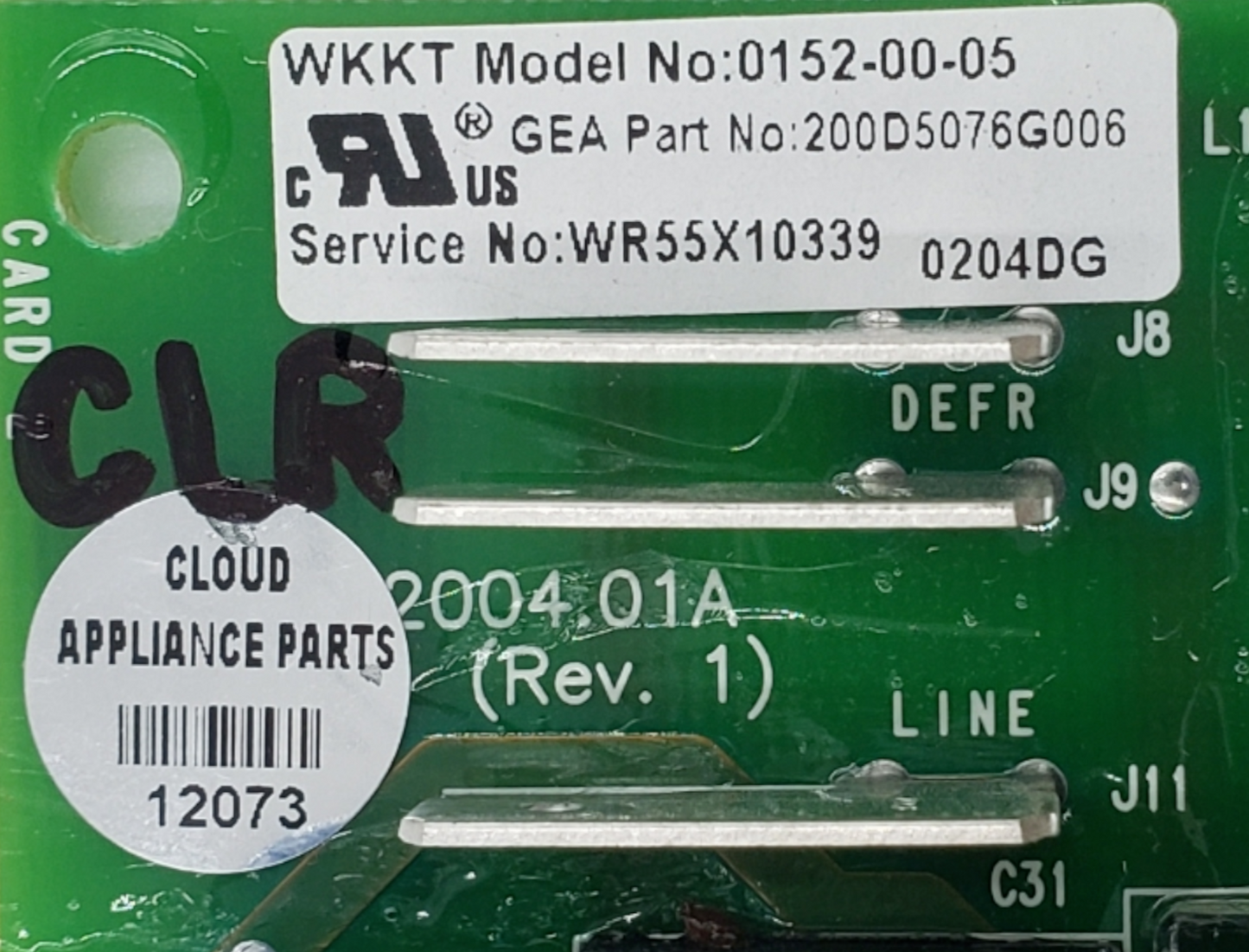 Genuine GE Refrigerator Control 200D5076G006 **Same Day Ship & 60 Days Warranty*