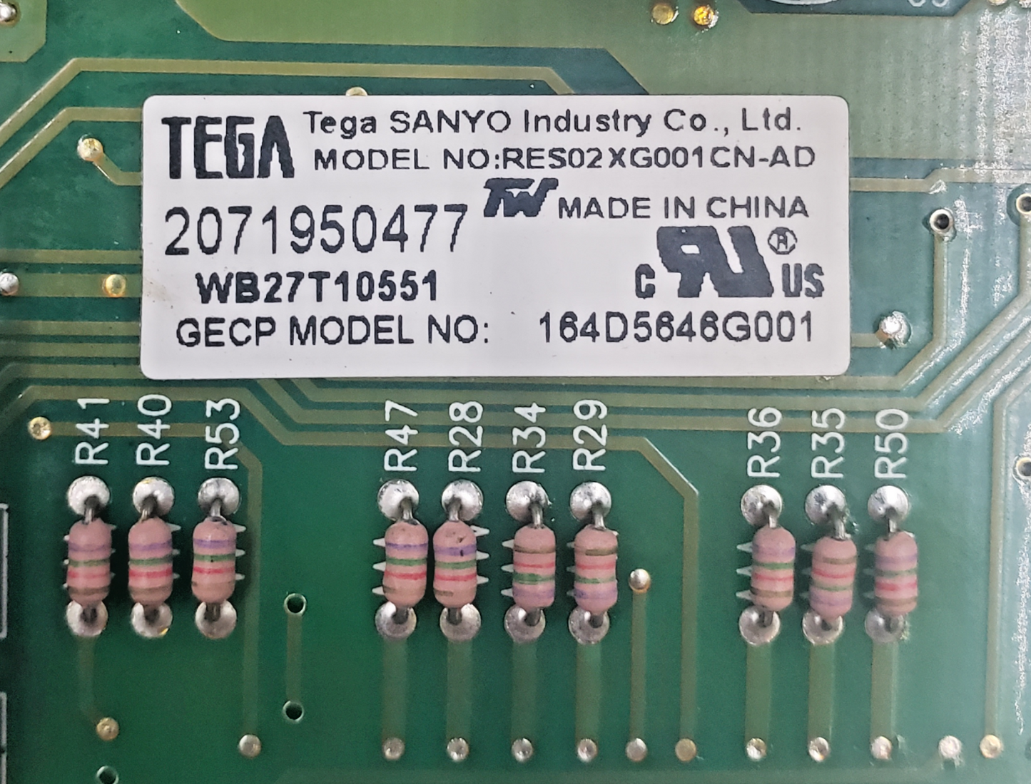 Genuine GE Range Control Board 164D5646G001 Same Day Shipping & 60 Days Warranty
