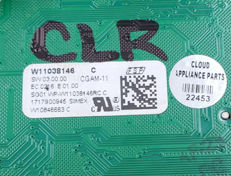 Genuine Whirlpool Oven Control Board W11038146 Same Day Ship & 60 Days Warranty*