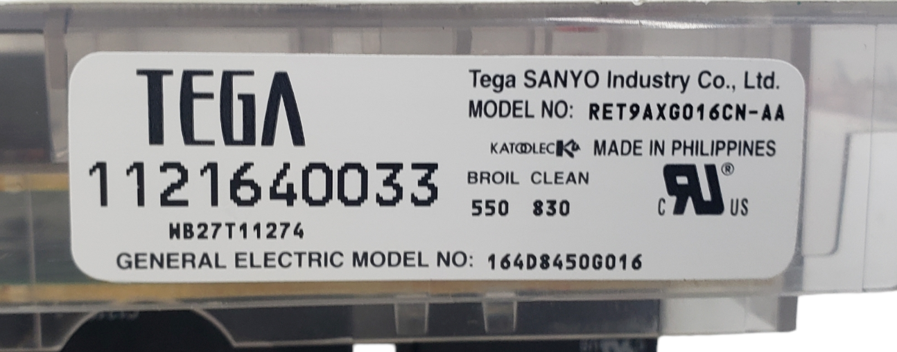 Genuine GE Range Control Board 164D8450G016 Same Day Shipping & 60 Days Warranty