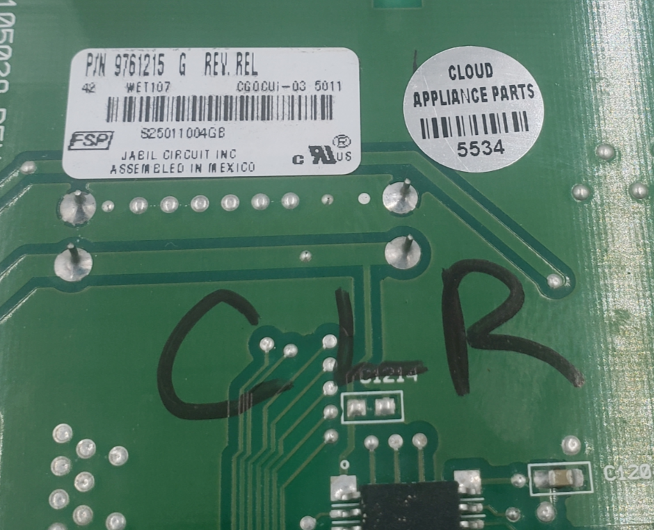 Genuine Whirlpool Oven Control Board 9761215 Same Day Ship & **60 Days Warranty*