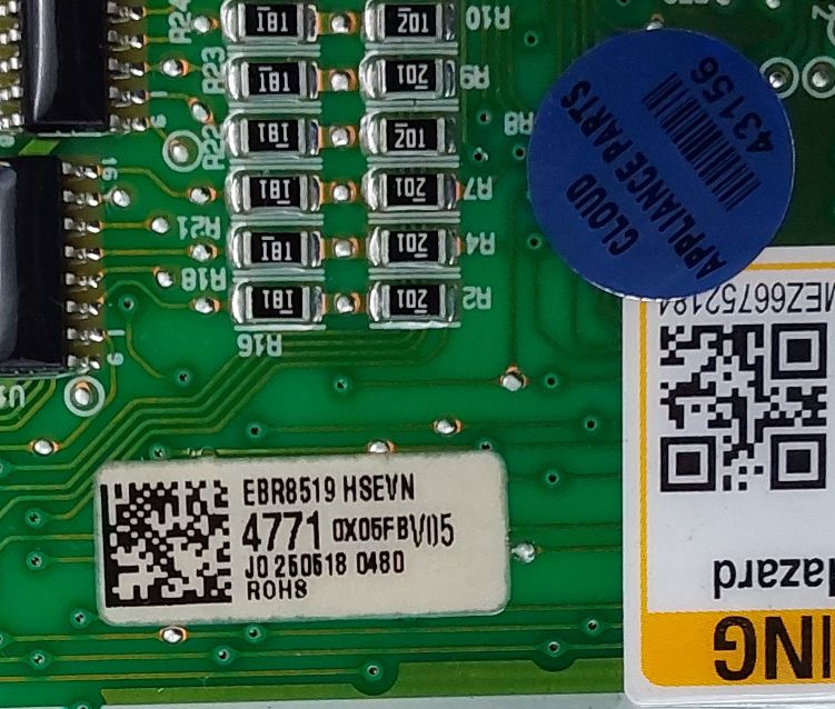 LG New Washer Control Board EBR85194771 **Same Day Shipping & 60 Days Warranty**