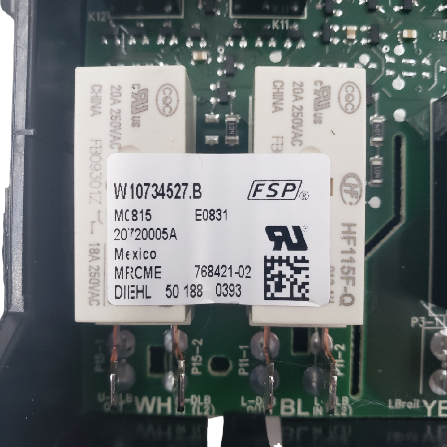 Genuine Whirlpool Oven Control Board W10734527 Same Day Ship & 60 Days Warranty*