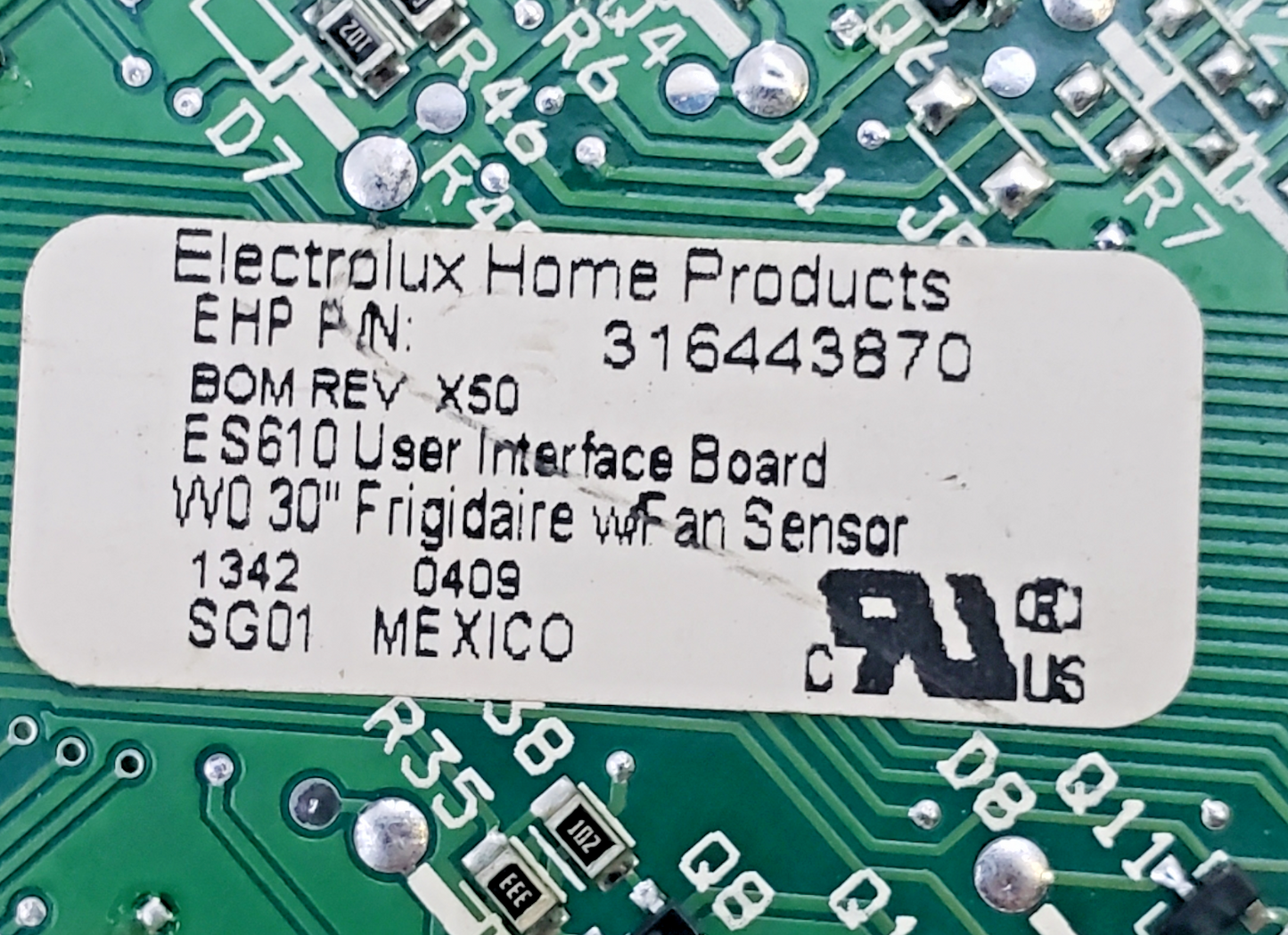 Genuine Frigidaire Oven Control Board 316443870 Same Day Ship & 60 Days Warranty
