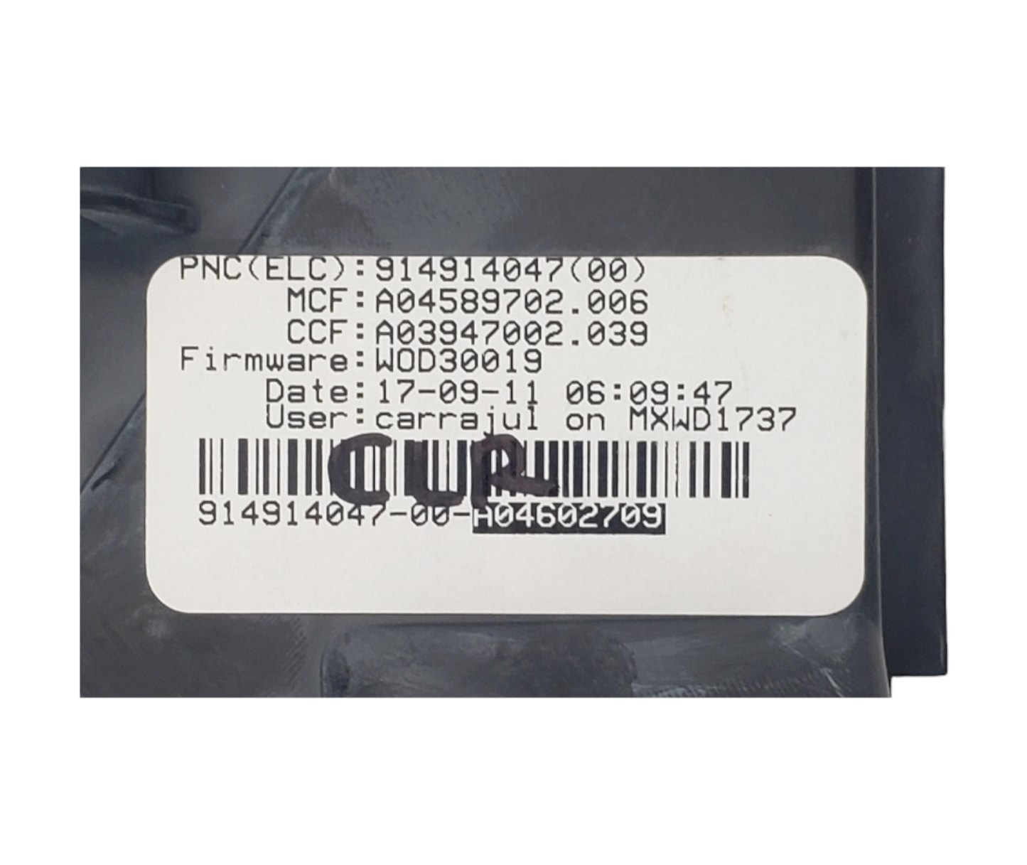 Genuine Frigidaire Washer Control 914914047 Same Day Shipping & 60 Days Warranty