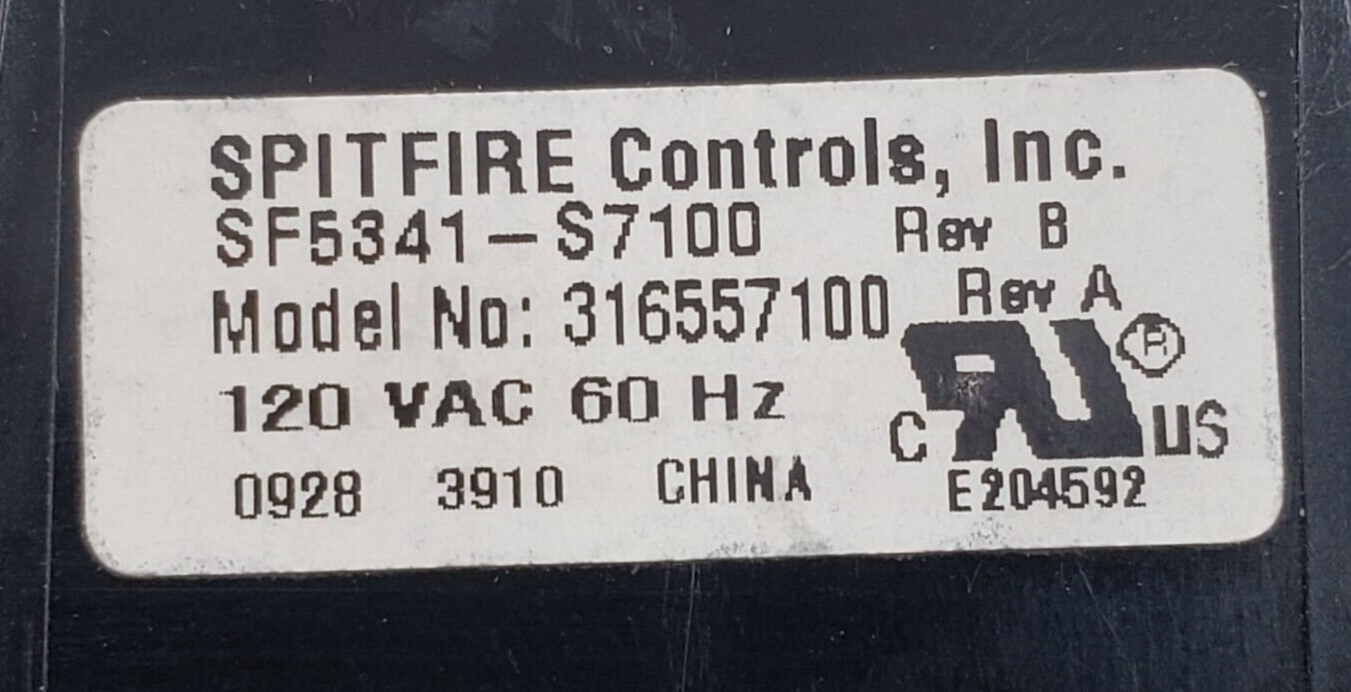 Genuine Frigidaire Range Control 316557100 Same Day Shipping & 60 Days Warranty*