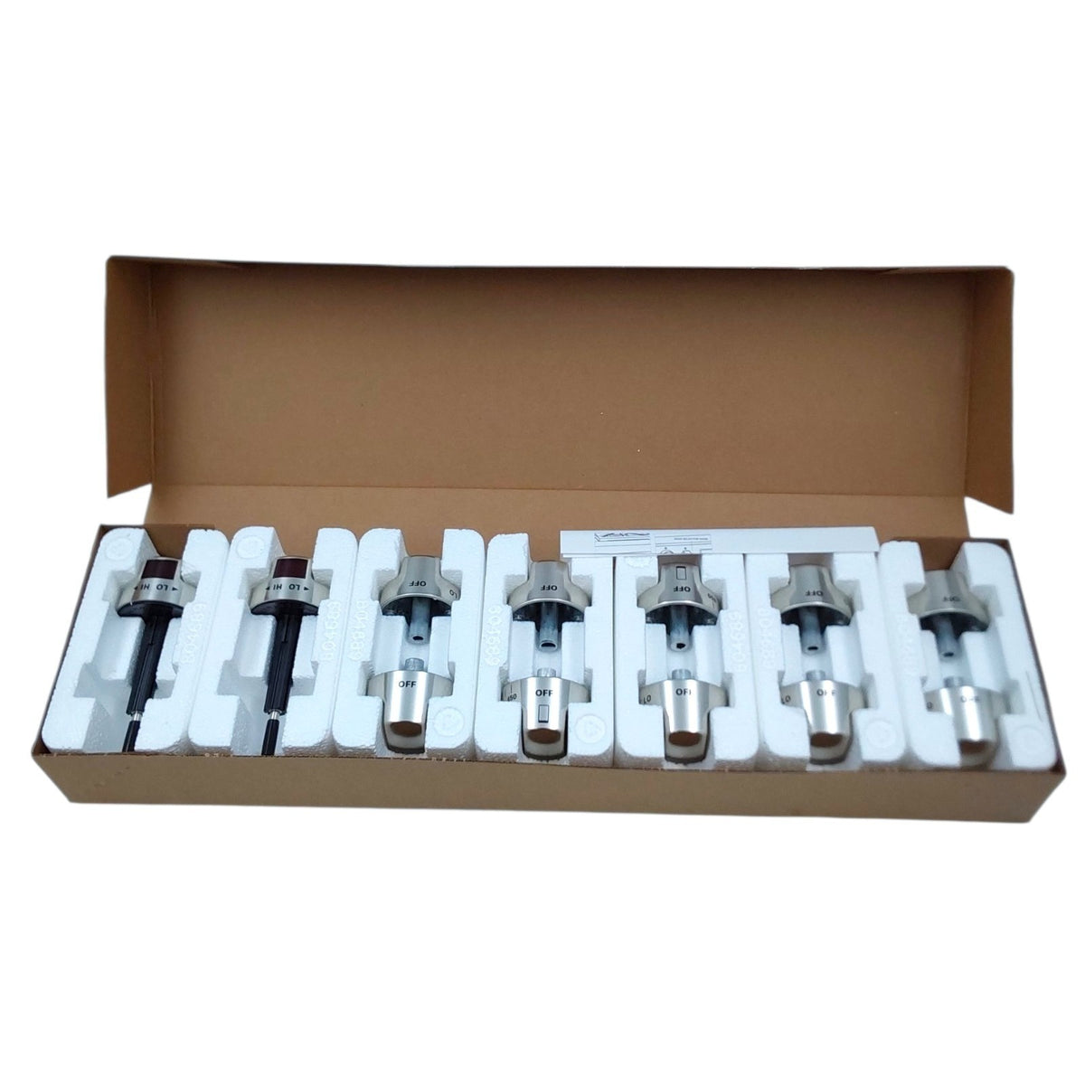 Wolf New Range Stainless Steel Knobs Kit 818034 Same Day Ship & 60 Days Warranty