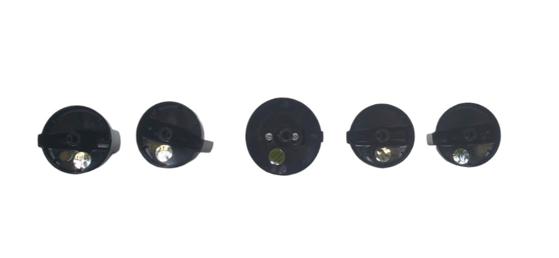 New GE Oven Surface Valve Knob Set 222D7615 **Same Day Ship & 60 Days Warranty**